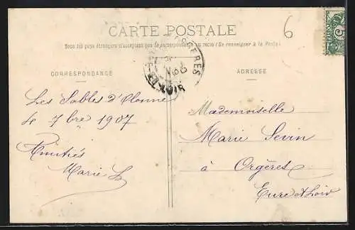 AK Les Sables-d`Olonne, Sortie du Port et Jetée