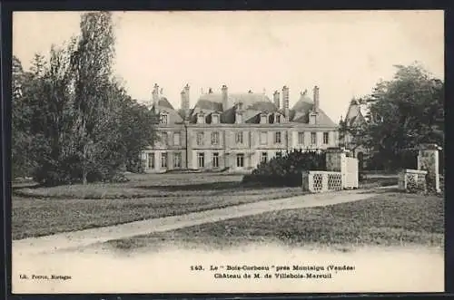 AK Montaigu, Château du Bois-Corbou près de Montaigu (Vendée)