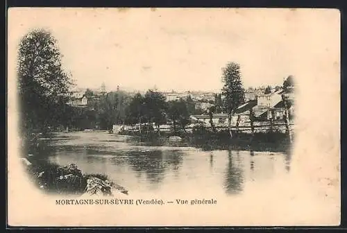 AK Mortagne-sur-Sèvre, Vue générale