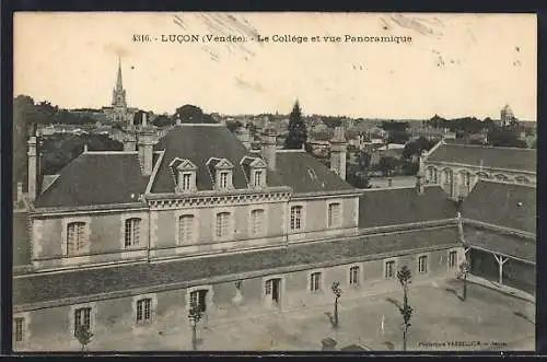 AK Lucon, Le Collège et vue panoramique