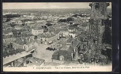 AK Lucon, Vue à vol d`oiseau, Nord-Est de la ville