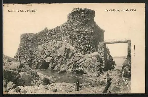 AK Île d`Yeu, Le Château pris de l`Est