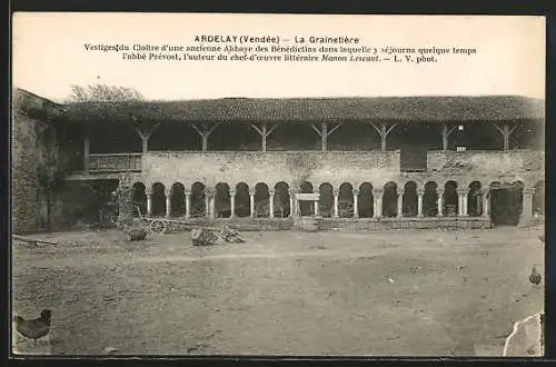 AK Ardelay, Vestiges du cloître de l`ancienne abbaye des Bénédictins, séjour de l`abbé Prévost