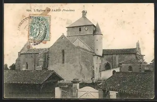 AK Jard, L`église historique en Vendée