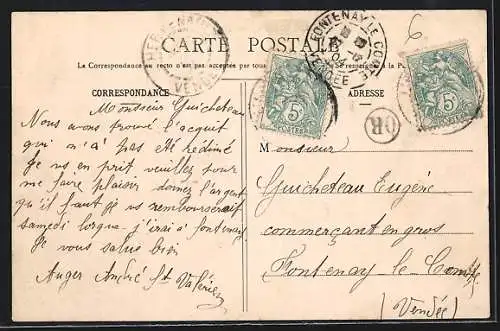 AK L`Hermenault, Vue générale du village en Vendée