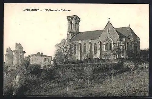 AK Apremont, L`Église et le Château