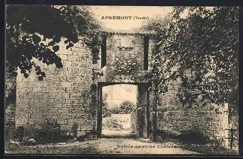 AK Apremont, Entrée de l`ancien château