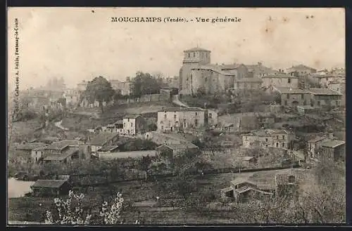 AK Mouchamps, Vue générale du village en Vendée