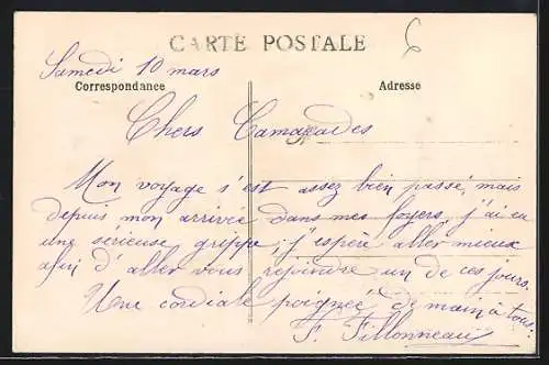 AK Maillezais, Ruines de l`Abbaye et habitations voisines