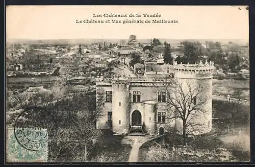 AK Maillezais, Le Château et Vue générale du village