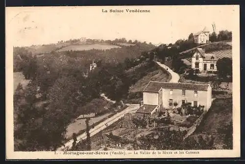 AK Mortagne-sur-Sèvre, La Vallée de la Sèvre et les Coteaux