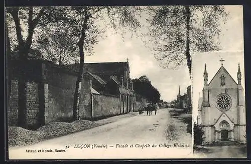 AK Lucon, Facade et Chapelle du Collège Richelieu