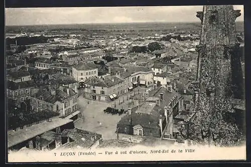 AK Lucon, Vue à vol d`oiseau, Nord-Est de la Ville