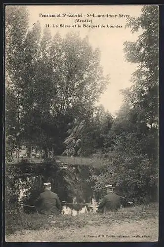 AK St-Laurent-sur-Sèvre, La Sèvre et le Bosquet de Lourdes