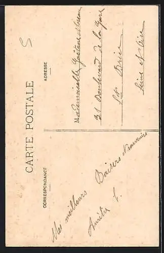 AK Apremont, Le Château et Vue du Pont détruit par le Cyclone d`Octobre 1909
