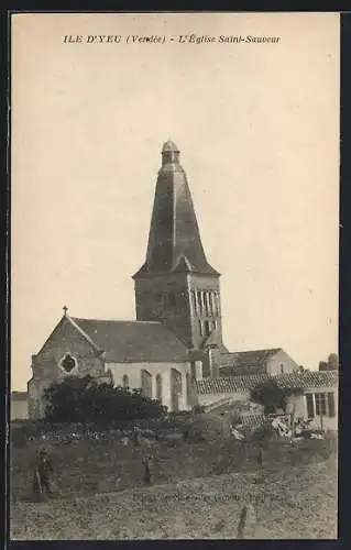 AK Ile d`Yeu, L`Église Saint-Sauveur