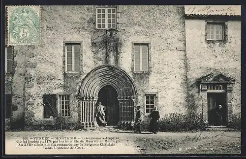 AK Montaigu, L`Aumonerie-Hôpital fondée au XIIe siècle et restaurée au XVIIe siècle