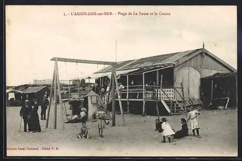 AK L`Aiguillon-sur-Mer, Plage de La Faute et le Casino