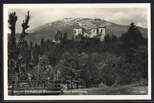 AK Seeboden am Millstättersee, Ruine Sommeregg