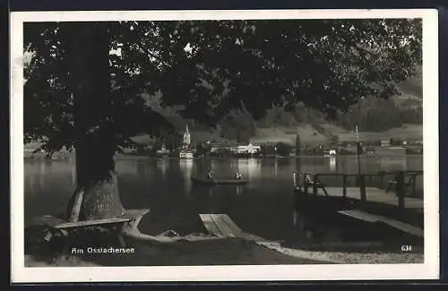 AK Bodensdorf am Ossiachersee, Ortsansicht über den See