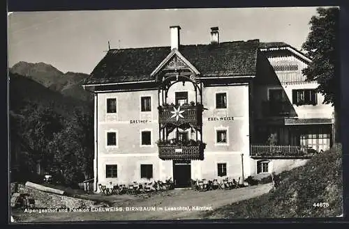 AK Birnbaum im Lesachtal, Alpengasthof und Pension Edelweiss