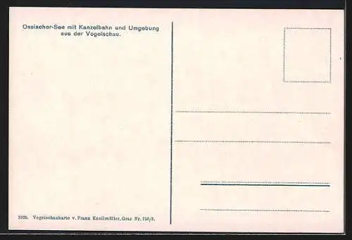 AK Steindorf, Ossiacher-See mit Bodensdorf, Unterberg und Feldkirchen, Bergpanorama mit Karawanken, Mangart und Triglav