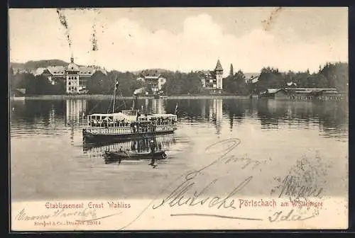 AK Pörtschach am Wörthersee, Etablissement Ernst Wahliss