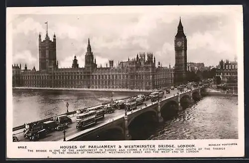 AK London, Houses of Parliament & Westminster Bridge