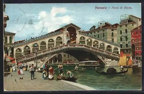 AK Venezia, Ponte di Rialto, Boote