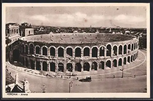 AK Verona, Arena aus der Vogelschau