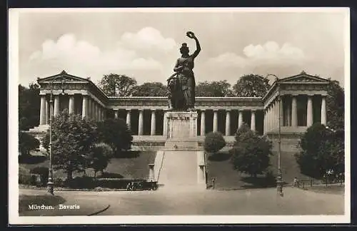 AK München, Bavaria und Ruhmeshalle