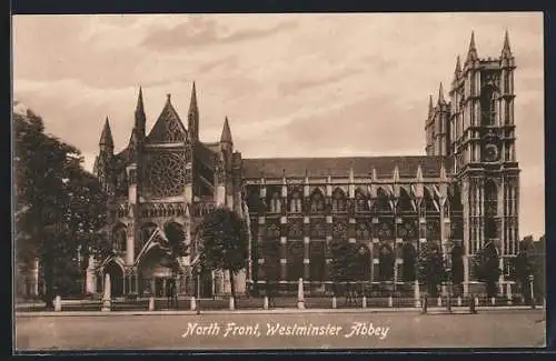 AK London, North Front, Westminster Abbey