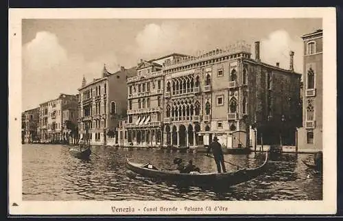 AK Venezia, Canal Grande, Palazzo Cà d`Oro