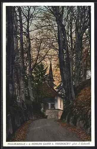 AK Küssnacht, Tellskapelle i. d. Hohlen Gasse