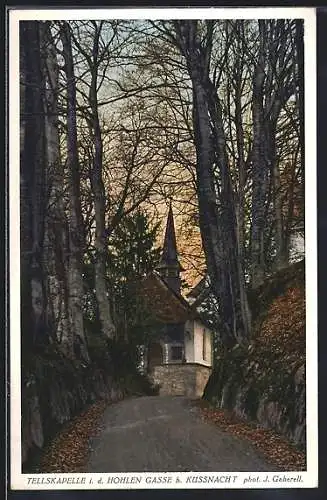 AK Küssnacht, Tellskapelle i. d. Hohlen Gasse