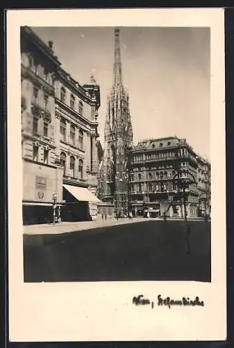 AK Wien, Blick zur Stefanskirche