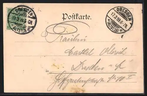 Künstler-AK Theo Stroefer Serie VIII, Nr. 5640: Mädchen sucht Trost bei Engel mit Pinsel