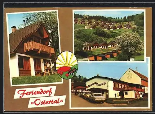 AK Reichelsheim-U. Ostern / Odenwald, Feriendorf Ostertal im Naturpark Odenwald, Mehrfachansicht