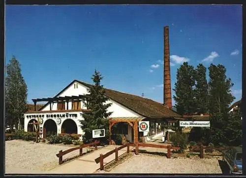 AK Edenkoben /Landkreis Südliche Weinstrasse, Cafe-Restaurant Ziegelhütte, Luitpoldstrasse 79 c