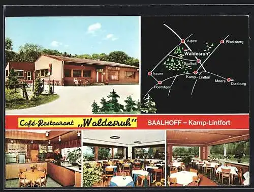 AK Saalhoff, Café-Restaurant Waldesruh, Bes. G. Brambosch