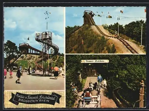 AK Brüggen / Niederrhein, Natur- u. Tierpark Schwalmtal, Sommer Rodelbahn