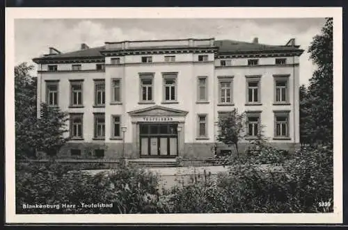 AK Blankenburg / Harz, Teufelsbad