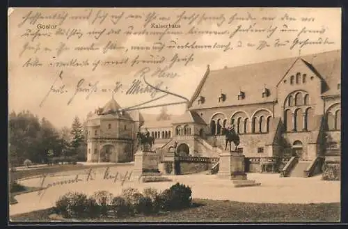 AK Goslar, Blick auf das Kaiserhaus