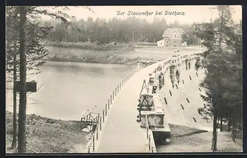 AK Dietharz, Blick über den Stauweiher