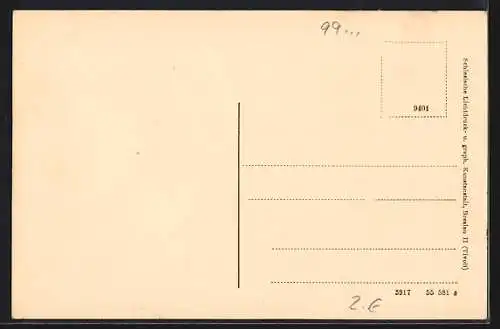 AK Gotha, Rathaus mit Strassenpartie