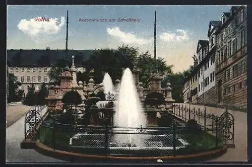 AK Gotha, Wasserkünste am Schlossberg