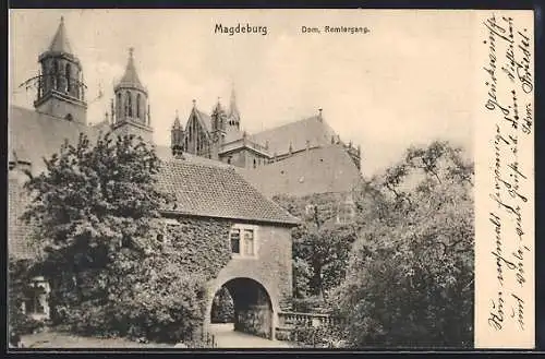 AK Magdeburg, Dom mit Remtergang