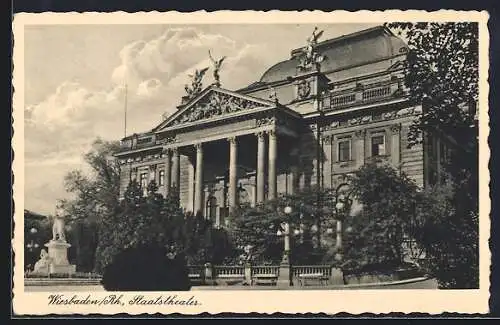 AK Wiesbaden /Rh., Staatstheater