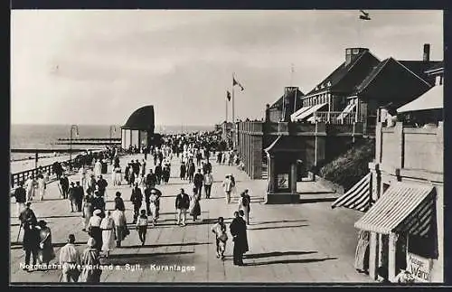 AK Westerland a. Sylt, Nordseebad, Kuranlagen