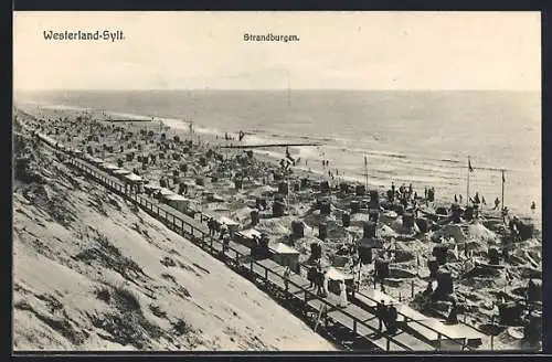 AK Westerland-Sylt, Strandburgen